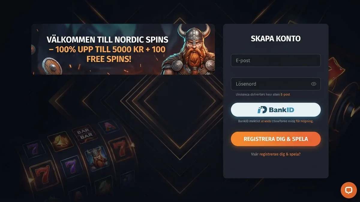 Registrera dig med bonus